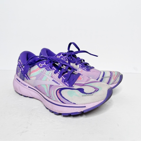 Brooks Shoes Brooks Ghost 4 Empower Her Collection Purple Swirl